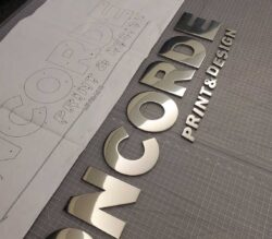 custom designed wall signs for business