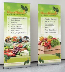 retractable banner design